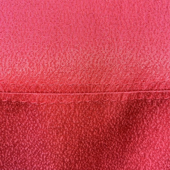 Tory Burch Dress Sleeveless dark coral almost orange flattering sheath Sz 6 - Picture 6 of 16